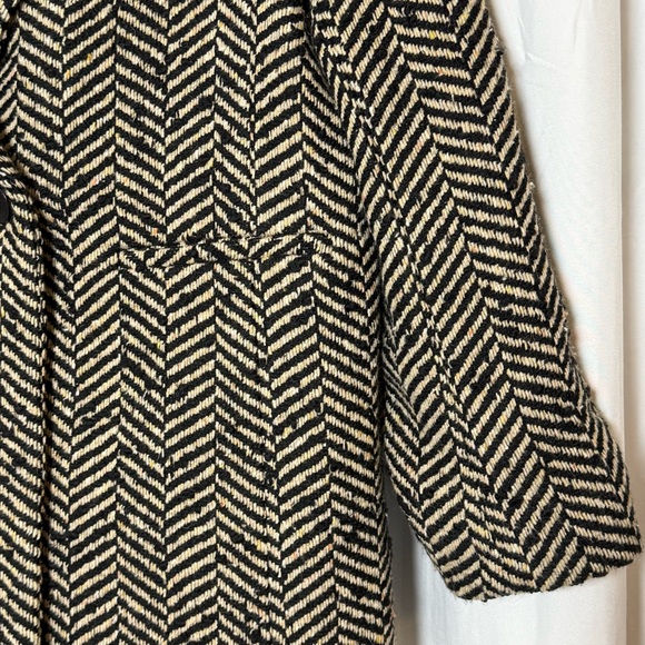 Anine Bing Diana Blazer Fishbone Herringbone Wool Blend Blazer Large NWT - Picture 11 of 16